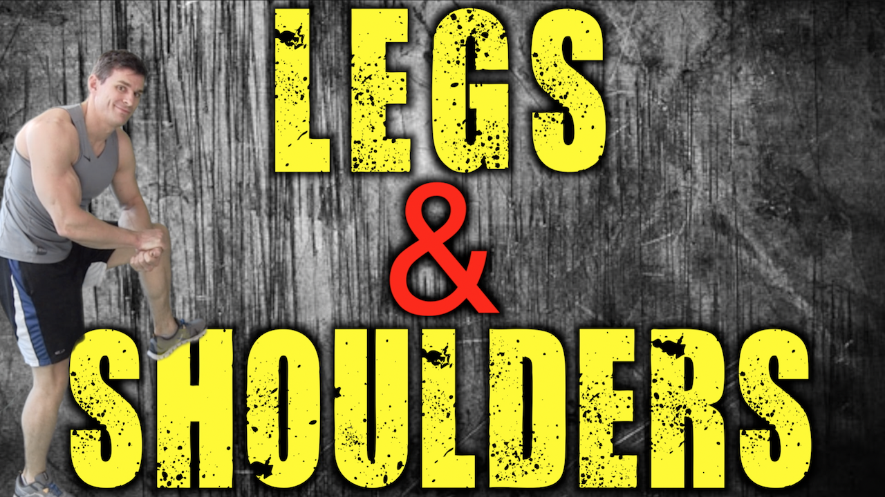relentless fit 365 legs shoulders strength training workout
